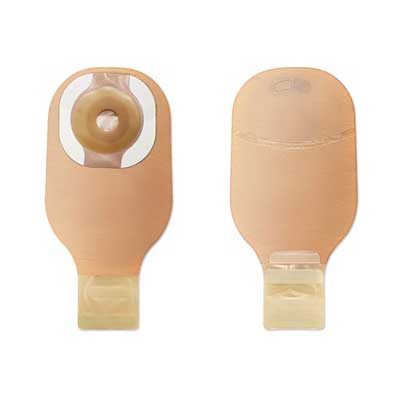 Premier CeraPlus 1-Piece Drainable Pouch Pre-Sized 1", Beige With Viewing Option (Box of 10)