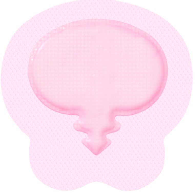 ALLEVYN Gentle Gel Adhesive Hydrocellular Foam Dressing with Border, Sacrum 6-5/8" x 6-3/4"