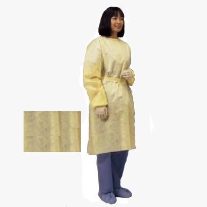 Non-Surgical Lightweight Isolation Gown Yellow Universal (Package of 10)