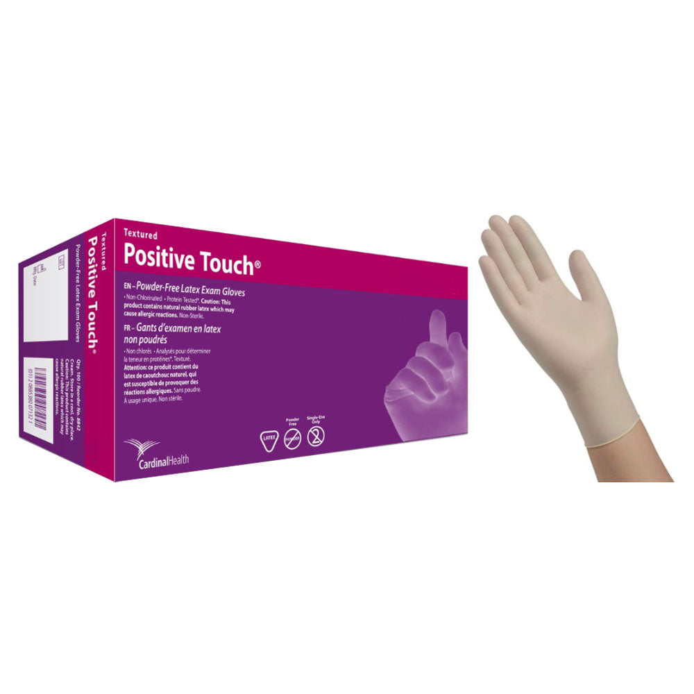 Cardinal Health Latex Exam Gloves, Non-Sterile, X-Small - 5.1 MIL (Box of 100)