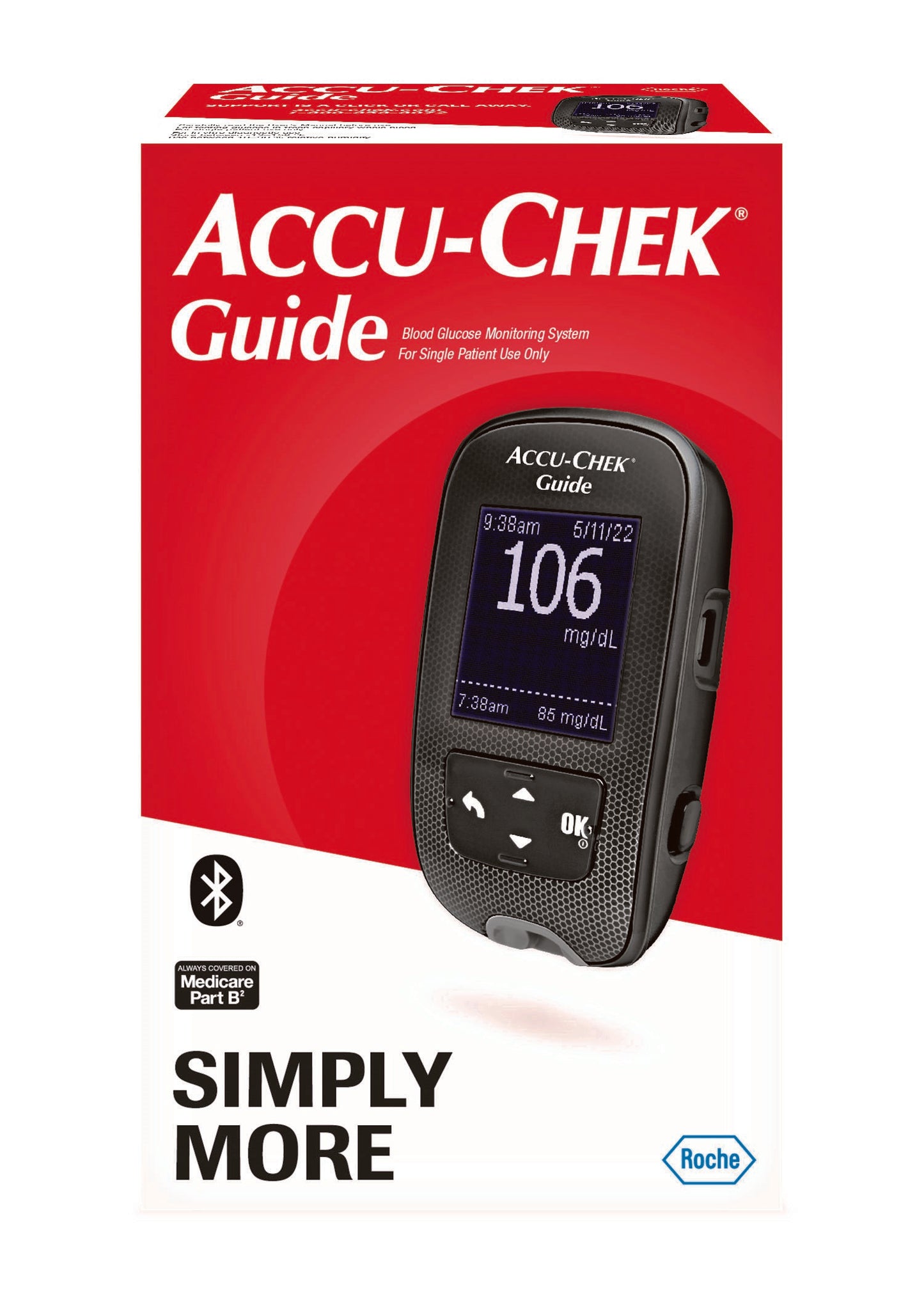 Accu-Chek Guide Blood Glucose Meter (Case of 20)