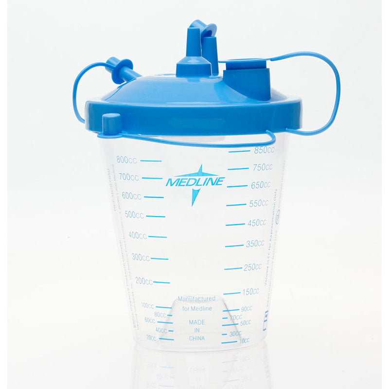 Suction Canister with Float Lid & Tubing, 850 cc