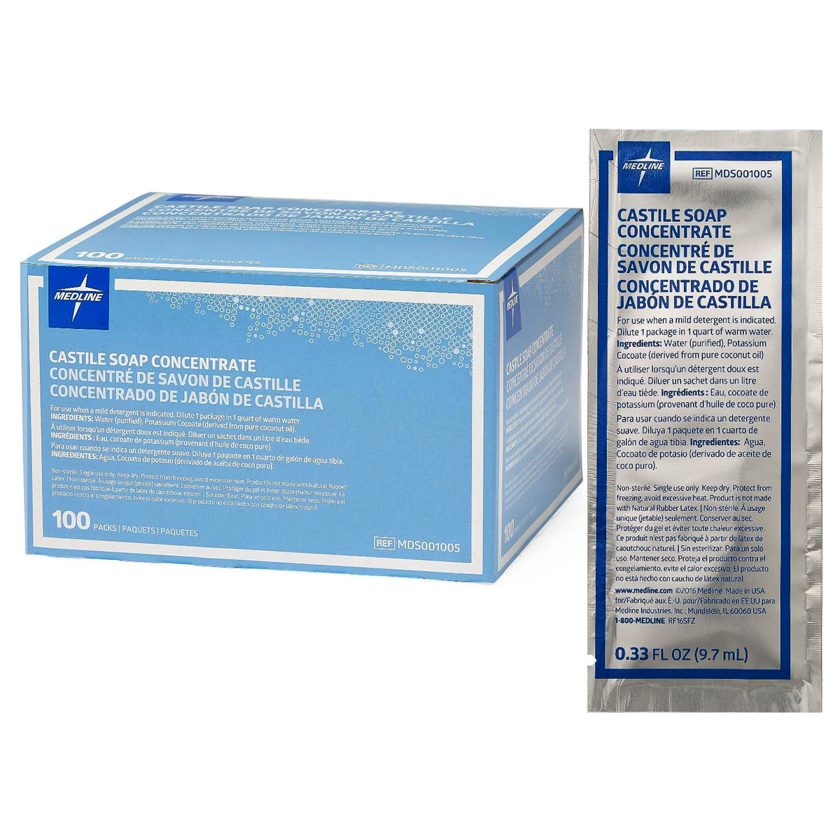 Castile Soap Concentrate Packet 9 cc