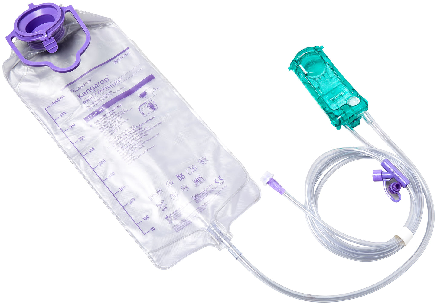 Kangaroo OMNI ENtelliset Thick Formula Feeding Set, 1000 mL, Non-Sterile