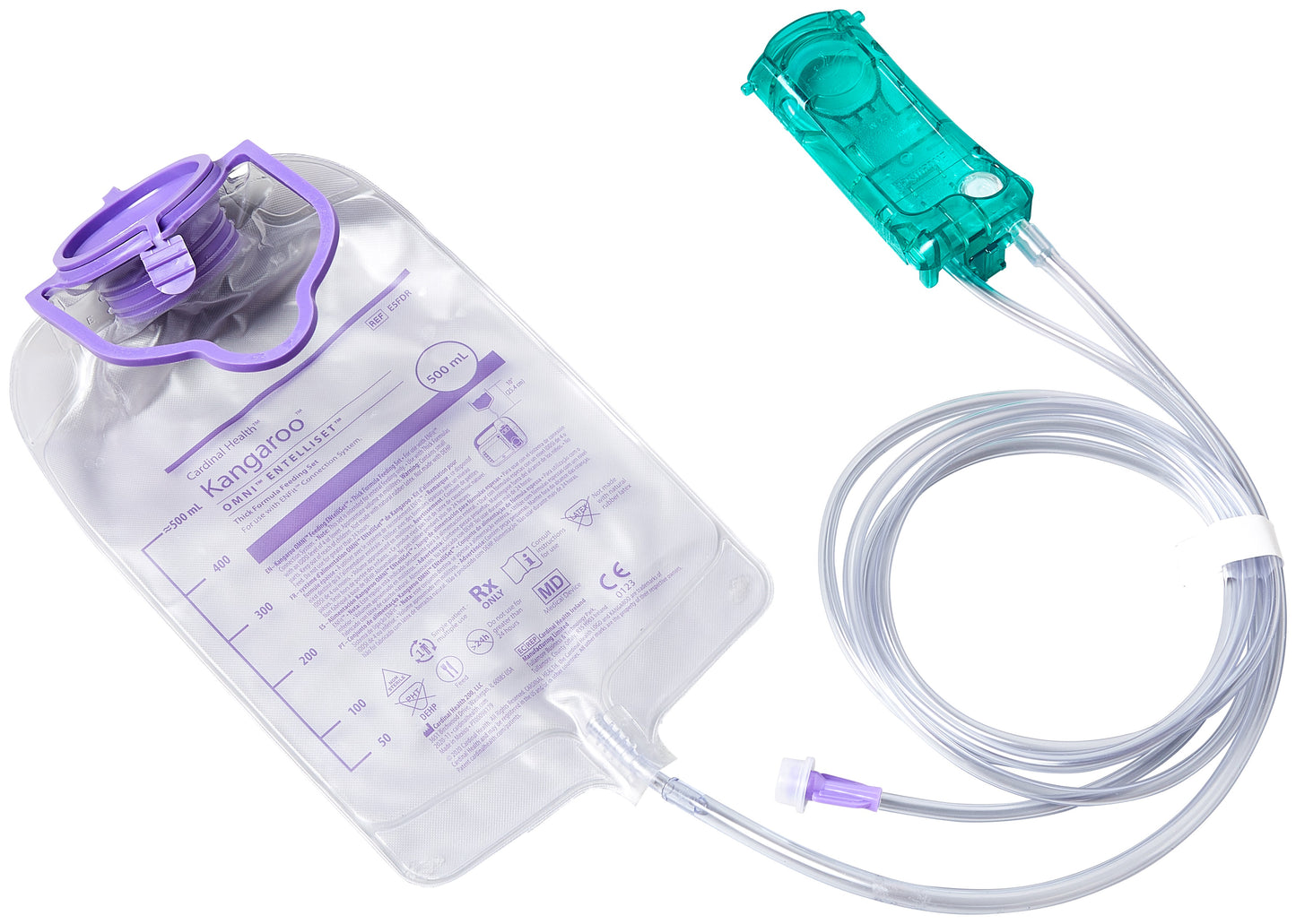 Kangaroo OMNI ENtelliset Thick Formula Feeding Set, 500 mL, Non-Sterile
