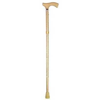Switch Sticks Designer Walking Stick Cane, Folding, Adjustable, Engraved Pearl Gold