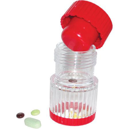 HealthSmart Pill Crusher, Red