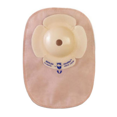 UltraMax Deep Convex Closed-End Pouch Pre-Cut 3/4" (19mm) With AquaTack Hydrocolloid Barrier, Transparent (Box of 15)