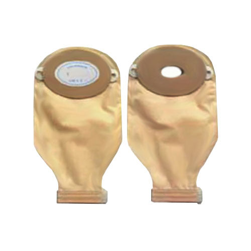 Special Nu-Flex Oval D 1-1/4" x 1-1/2" Opening Convex Drain Pouch With Barrier (Box of 10)
