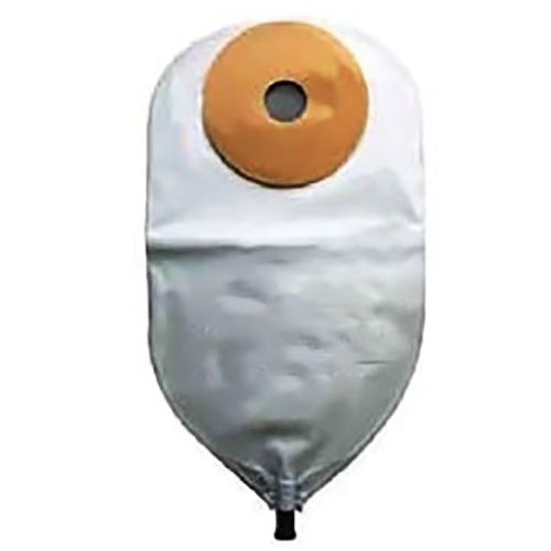 Nu-Flex Post-Op Urinary Pouch With Deep Convexity, Adult 1-1/8" Opening and Belt Tabs (Box of 10)