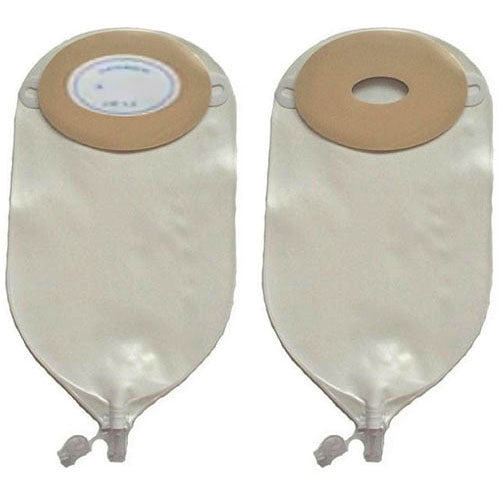 Special Adult Oval A Pre-Cut Urine Pouch 3/4" x 5/8" Vertical Opening Deep Convexity, 24 Ounce (Box of 10)
