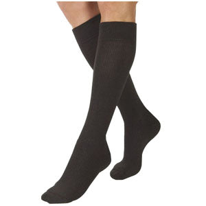 JOBST Activewear Knee-High, 20-30, X-Large, Full Calf, Black