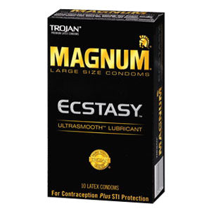 Trojan Magnum Ecstasy Lubricated Condom (Each of 10)
