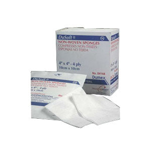 Dusoft Non-Sterile Non-Woven Sponge 3" x 3", 4-Ply (Package of 200)