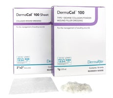 DermaCol 100 Type 1 Bovine Collagen Dressing 2" x 2"