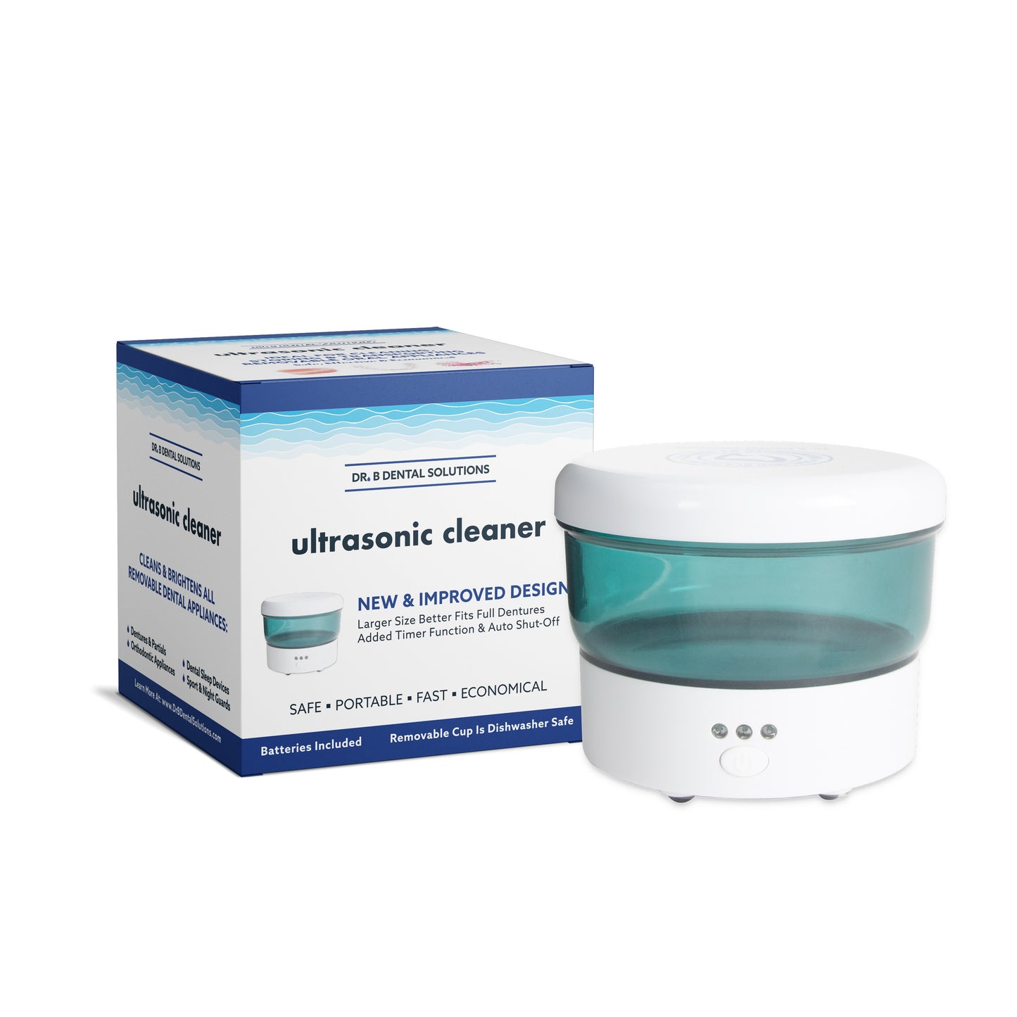 Dr. B Sonic Cleaner Vibrating Denture Bath