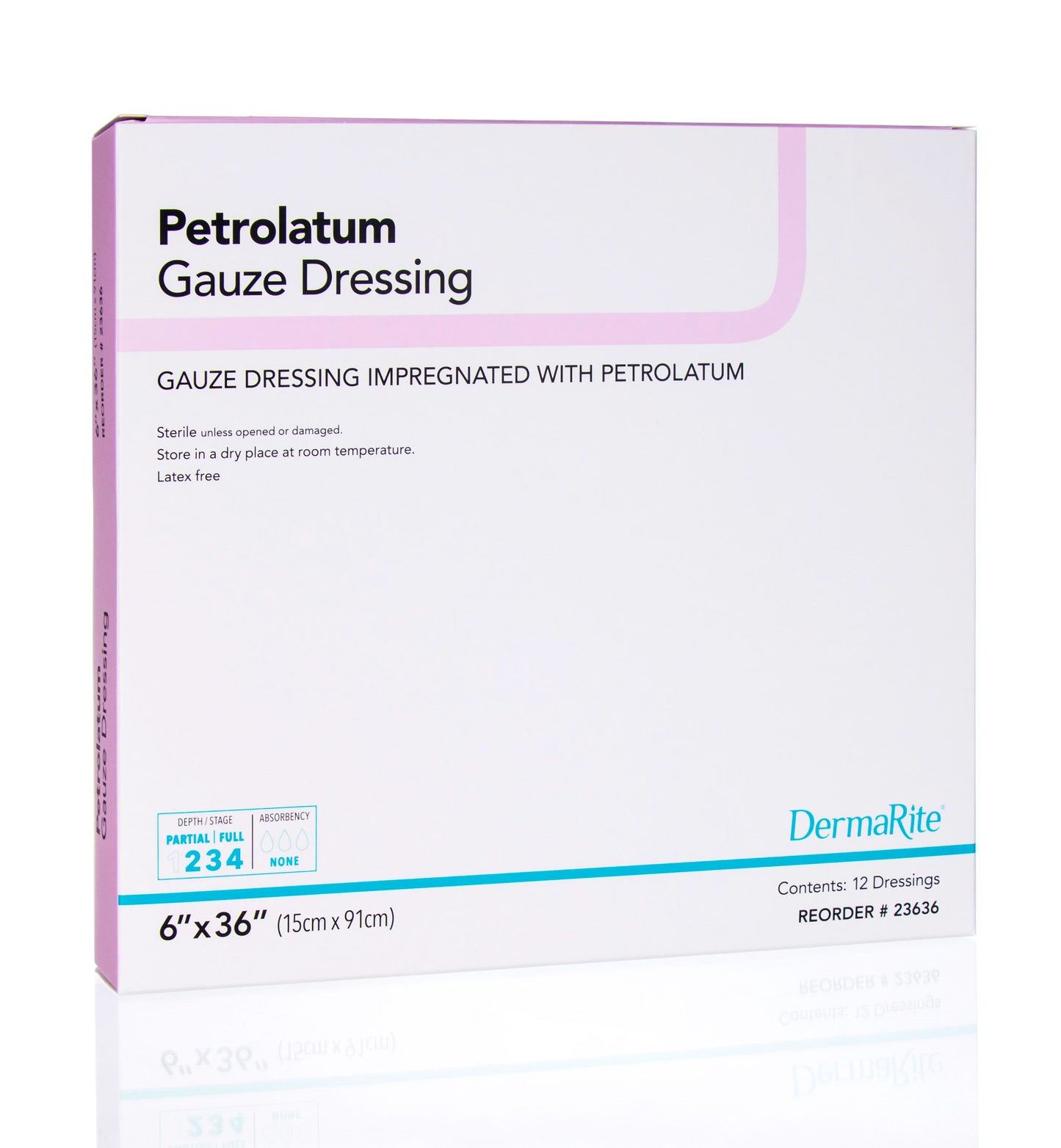 Petrolatum Impregnated Gauze, 6" x 36" (Box of 12)
