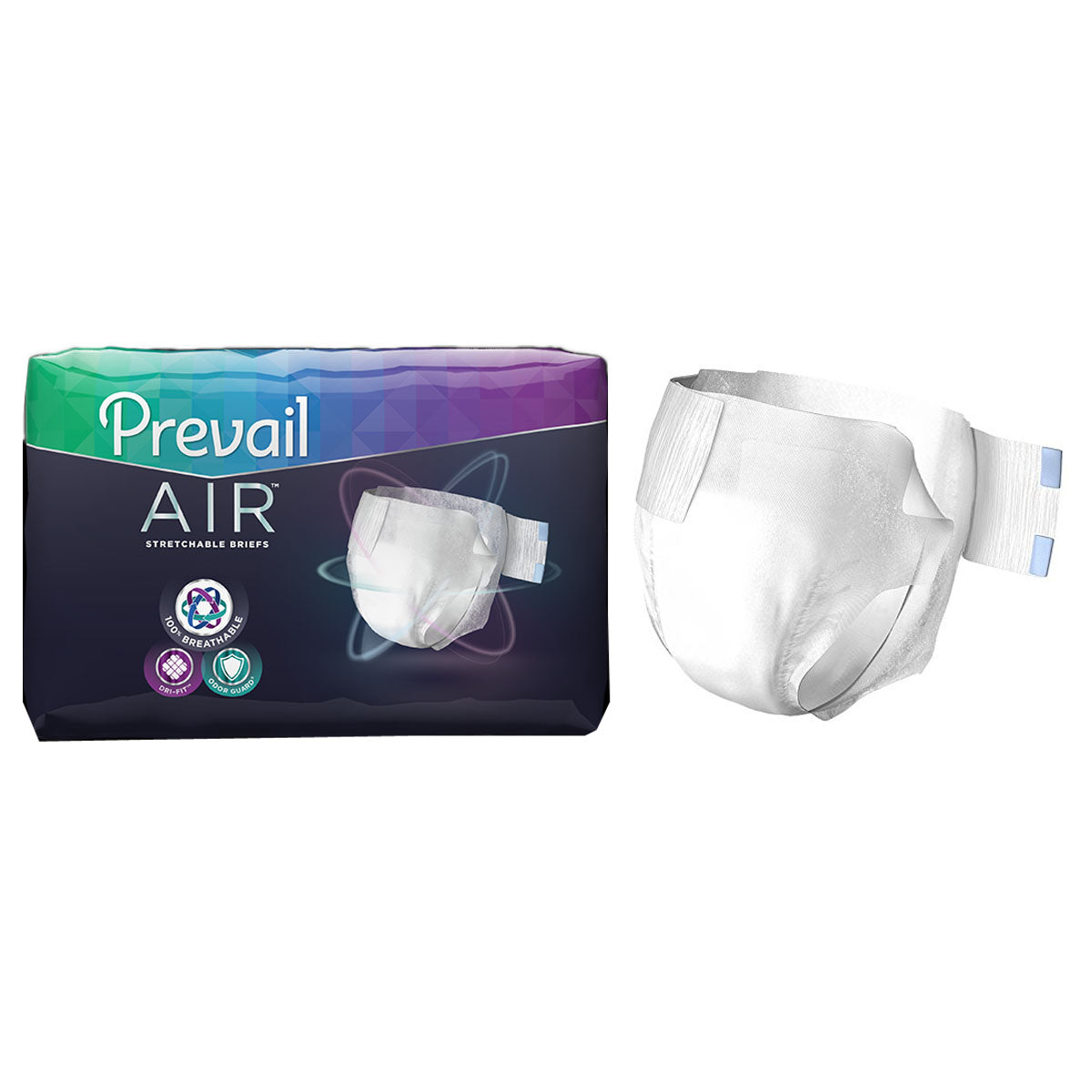 Prevail Air Overnight, Size 2 / L, 45"-62" (Package of 18)