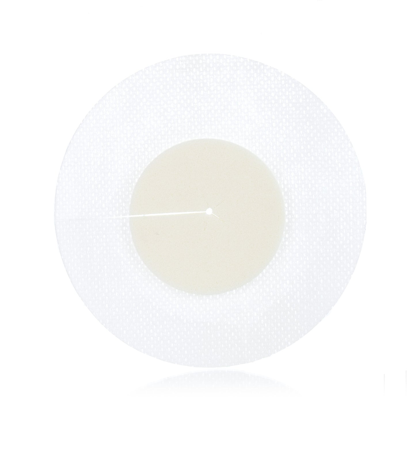Border Foam Waterproof Dressing, 4" Round Fenestrated