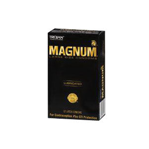 Trojan Magnum Lubricated Condoms (30 Count) (Each of 12)