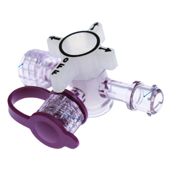 ENFit Lopez Valve with Tethered Cap, Sterile (Case of 50)