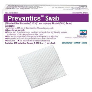 Antiseptic Chlorascrup Wipe