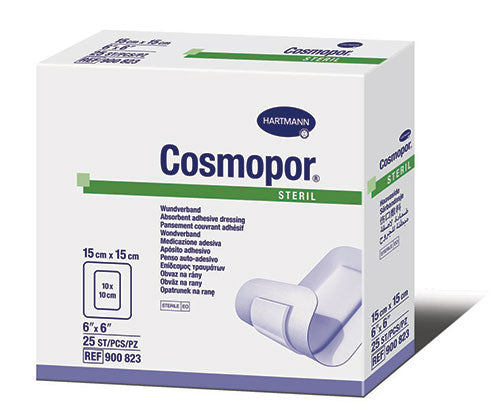 Cosmopor, Sterile Adhesive Island Dressing, 6" x 6" (Box of 25)
