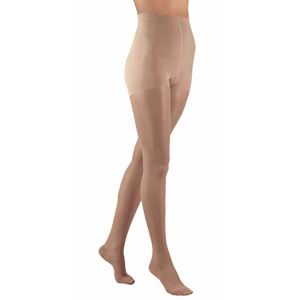 782P Style Sheer Pantyhose, 20-30mmHg, Women's, Medium, Short, Natural