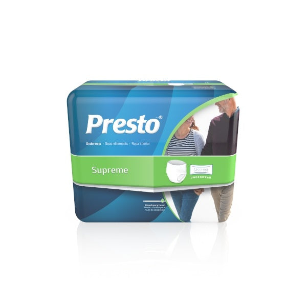 Presto Discreet Underwear, X-Large, 58" - 68" - Replaces PRTAUB24050 (Package of 14)