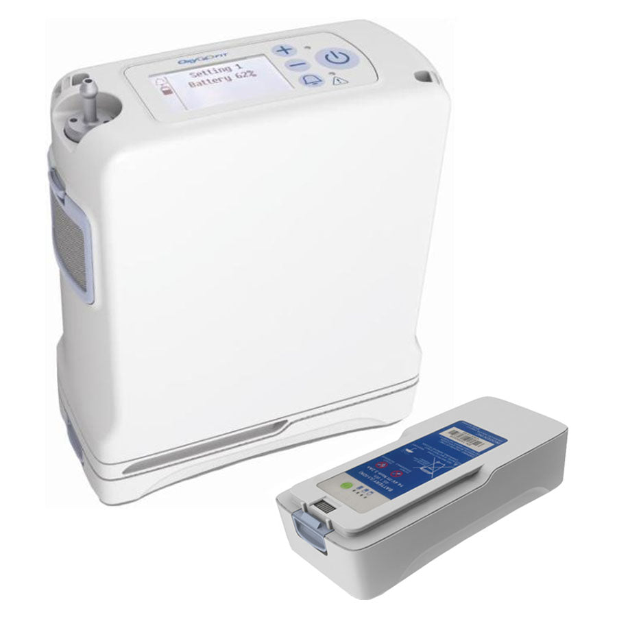 OxyGo FIT 3 Setting Portable Oxygen Concentrator with 8 Cell Battery