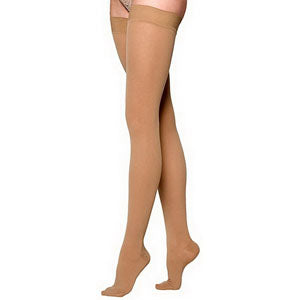 232N Essential Cotton Thigh, 20-30mmHg, Women's, Large, Long, Crispa