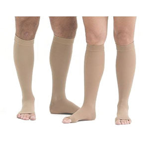 Mediven Plus, 30-40 mmHg, Calf Petite, Open Toe, Size 4, Beige