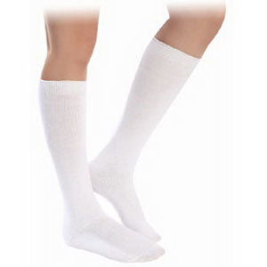 362C Motion Cushioned Cotton Calf, 20-30mmHg, Women's, Medium, Short, White