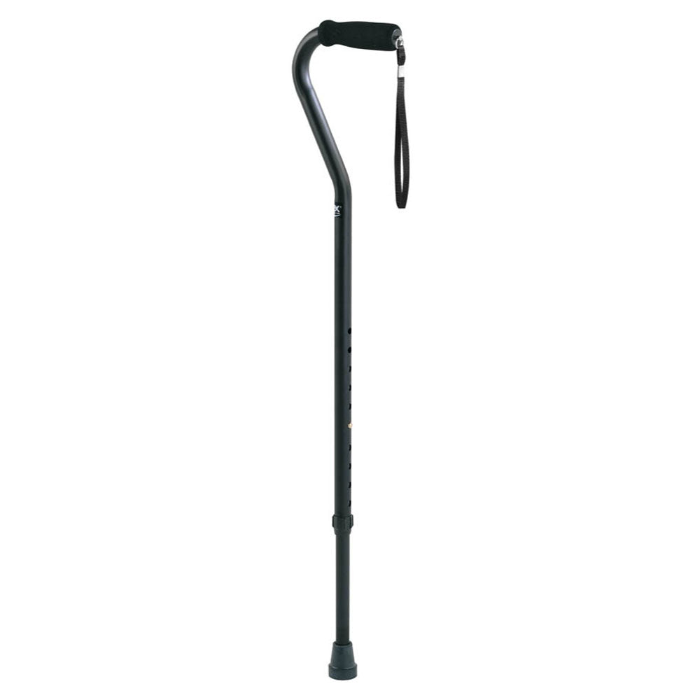 Adjustable Offset Cane, Black
