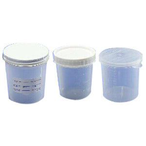 Wide Mouth Containers with Screw-On Cap 4 oz. (Case of 100)