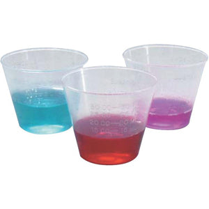 Non-Sterile Graduated Plastic Medicine Cups, 2 oz