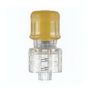Non-Needlefree Intermittent Injection Cap 1-9/8", 1/5 mL Priming Volume, Clear (Case of 100)