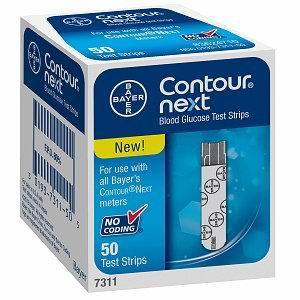 Contour Next Blood Glucose Test Strip (50 count) (Box of 50)