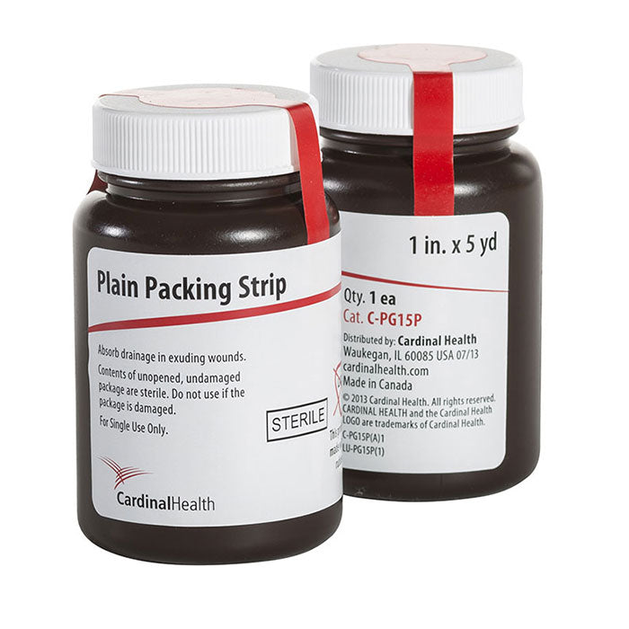 Sterile Plain Packing Strip 1" x 5 yds.