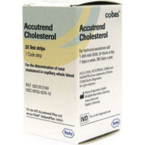 Accutrend Cholesterol Test Strips 25/Vial (Box of 25)