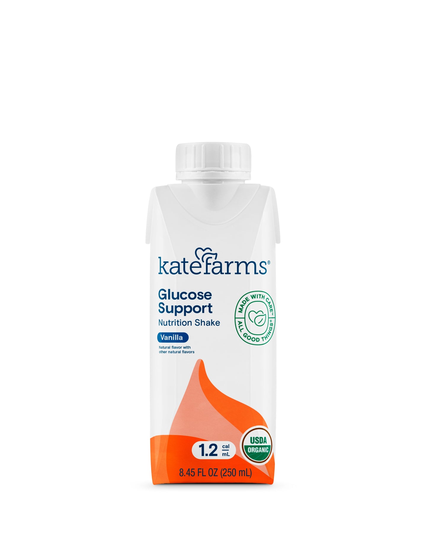 KATE FARMS Glucose Support 1.2 Vanilla, 8.45 fl. oz. (250 mL) (Case of 12)