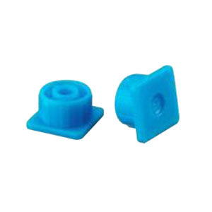 Multi-Ad Luer Lock Syringe Cap, Blue (Package of 10)