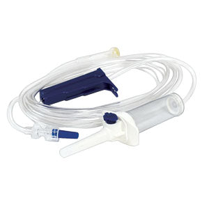 Basic IV Administration Set with Roller and Slide Clamp, 14 mL Priming Volume, 79" L (Case of 50)