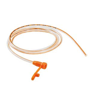 Indwelling Polyurethane Enteral Feeding Tube with Radiopaque Orange Stripe 6-1/2 Fr 16"