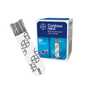 Contour Next Yellow Label Blood Glucose Test Strip (50 count) (Box of 50)