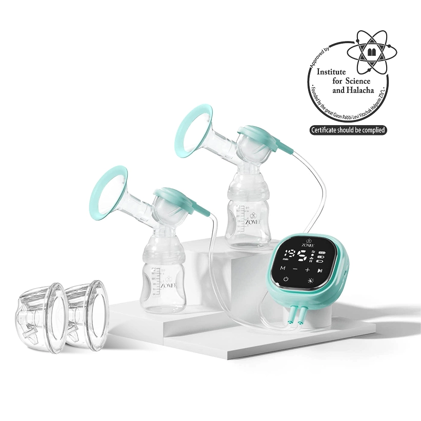 Zomee Z2 Shabbat Mode Edition with Silicone Hands Free Collection Cups