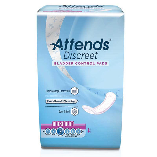 Attends Discreet Maximum Pad 13" Long (Package of 20)