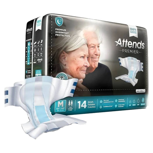 Attends Premier Brief, Medium, 32" - 44" (Package of 14)