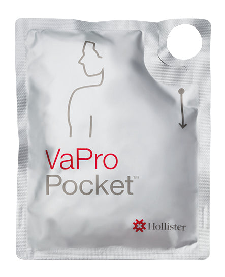VaPro Pocket Coude No Touch Intermittent Catheter Without Collection Bag, 14 Fr., 16" long (Box of 30)