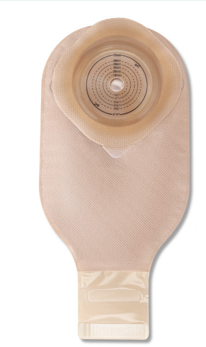 Premier CeraPlus 1-Piece Soft Convexity Drainable Pouch, Full Border, Cut-to-Fit 2-1/8", Transparent, With Filter (Box of 5)